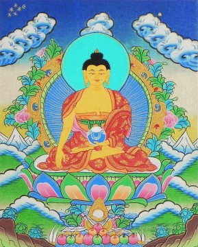 150の主題の芸術作品 Painting - 釈迦牟尼仏タンカ仏教